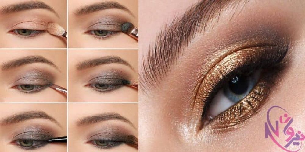 طرز سایه زدن چشم ساده